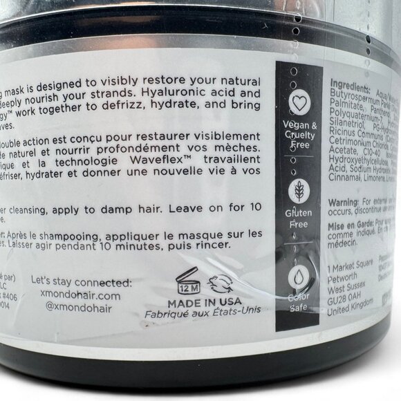 XMONDO Wavetech Dual-Acting Wave Mask Deep Conditioning Hair Mask for Wavy Hair - Picture 4 of 6